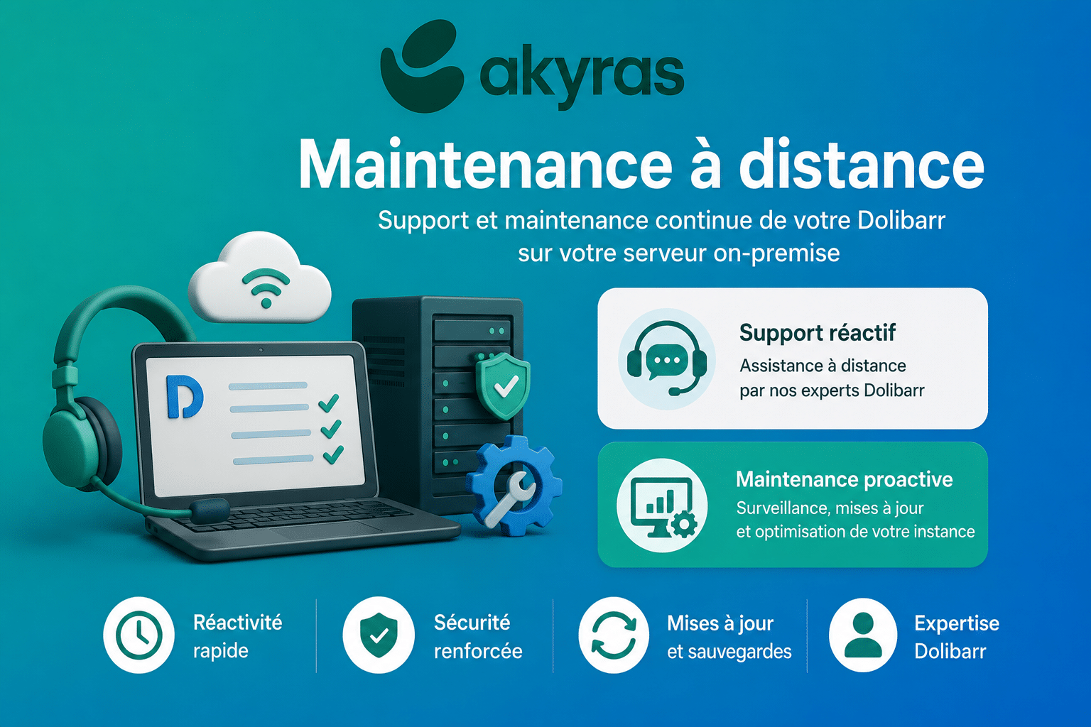 Maintenance Dolibarr et serveur à distance – Image 1